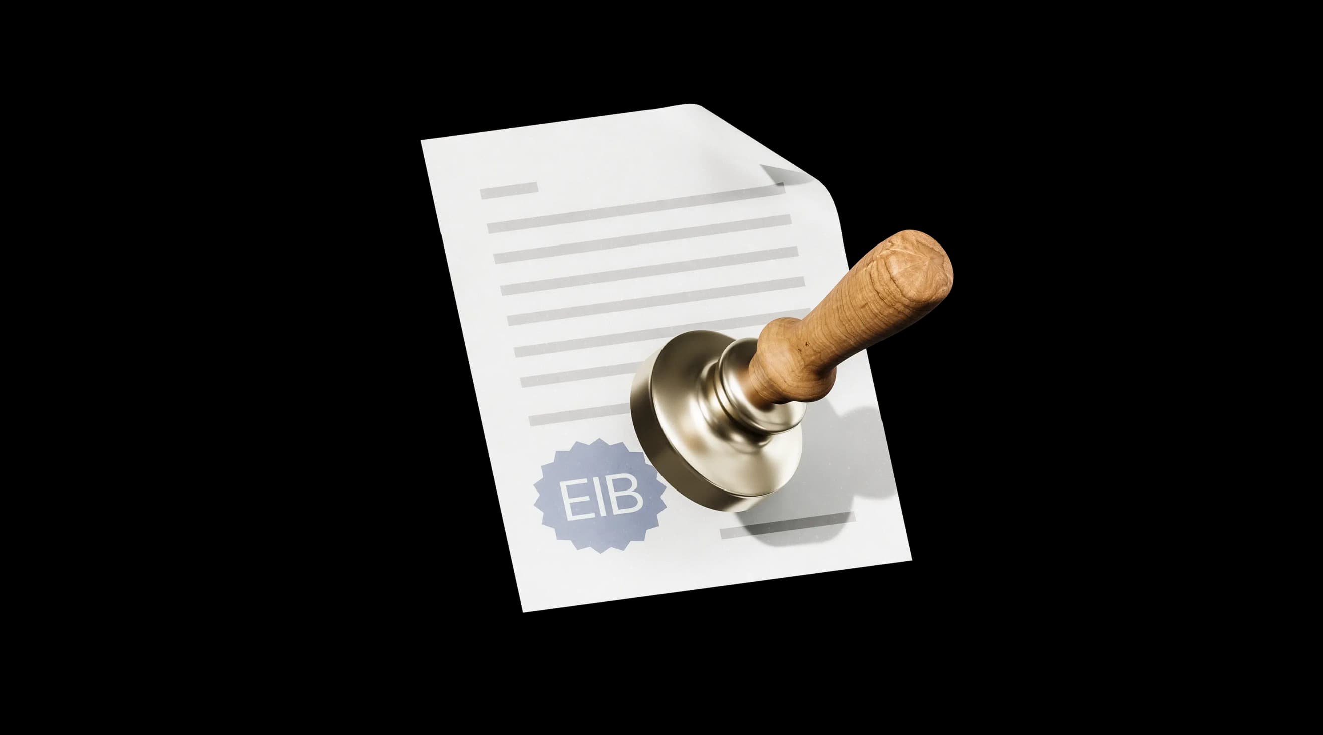 Документ із печаткою та штампом, натиснутим на сторінку